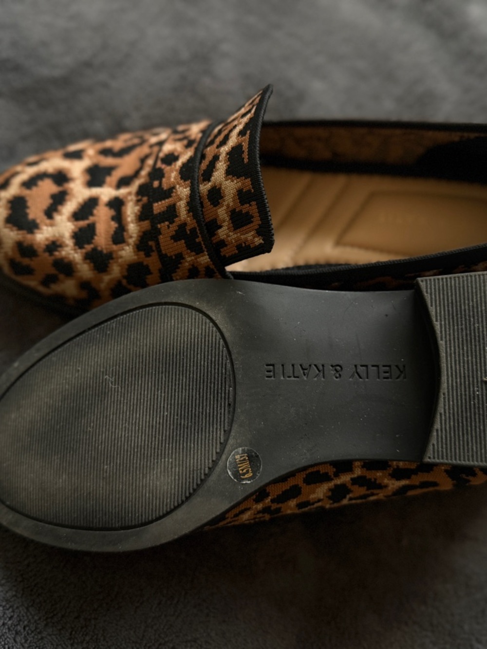 Kelly & Katie Leopard Print Loafers Flats Size 6.5 - Picture 4 of 5